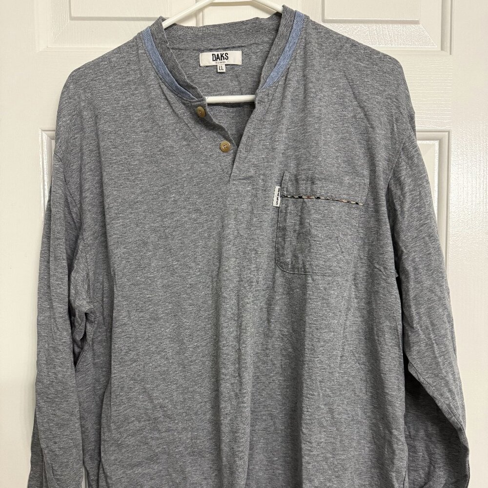 Daks London Gray long sleeve shirt